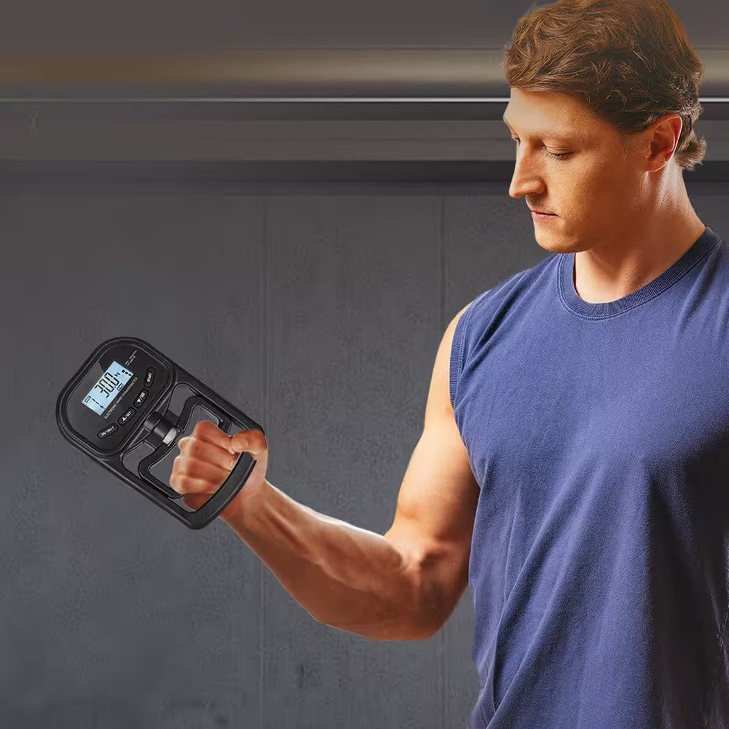 Digital Hand Dynamometer - Portable and Precise Grip Strength Measuring Device up to 120 kg