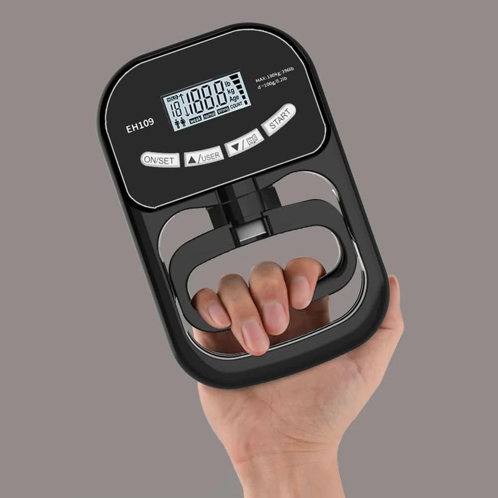 Digital Hand Dynamometer - Portable and Precise Grip Strength Measuring Device up to 120 kg