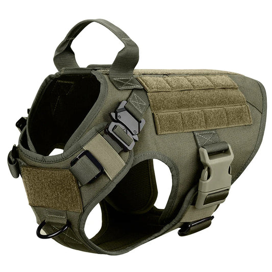 Durable Tactical Dog Harness and Leash Set for Maximum Control and Safety