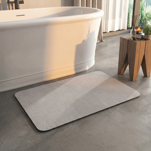 Eco-Friendly Diatomite Bath Mat - Quick-Drying and Non-Slip