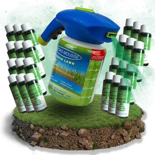 Eco-Friendly Lawn Seed Spray for Grass Growth