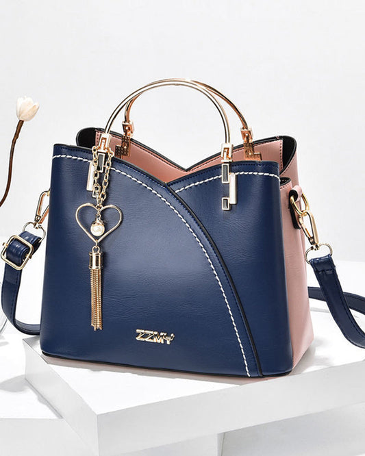 Elegant Spacious 2-Way Handbag - Erin