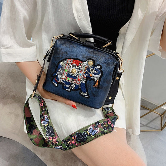Embroidered Mandala Shoulder Bag – Lightweight Multi-Use Bohemian Design