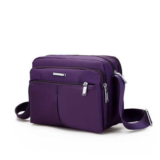 Everyday Waterproof Multi-Pocket Shoulder Messenger Bag
