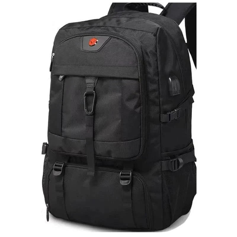 Expandable 50L Travel Backpack with USB Charging Port