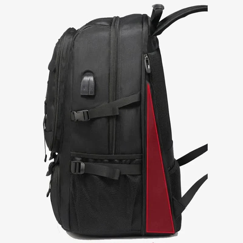 Expandable 50L Travel Backpack with USB Charging Port