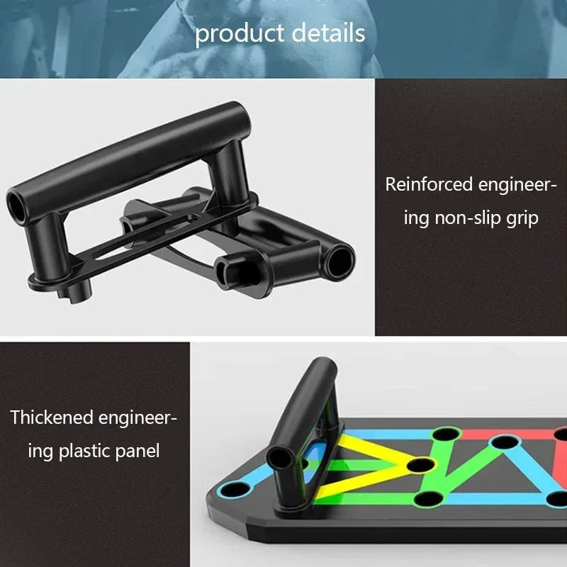 Foldable Push-Up Board for Versatile Muscle Training