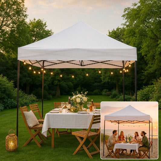 Garden Gazebo 3 x 3 m, White or Black