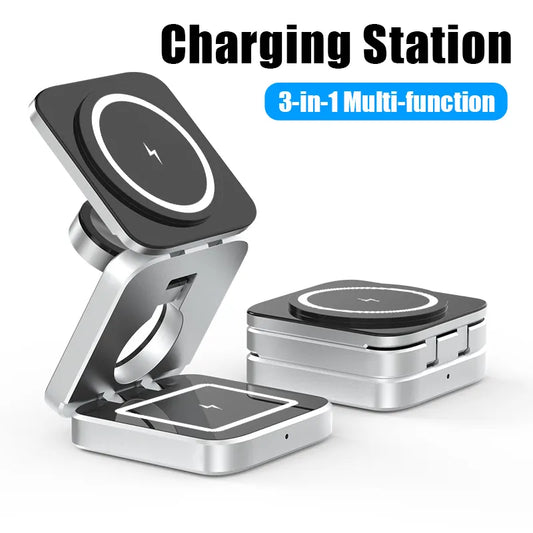 GardenFeel 3-in-1 Charging Station | Magnetic and Foldable Charger