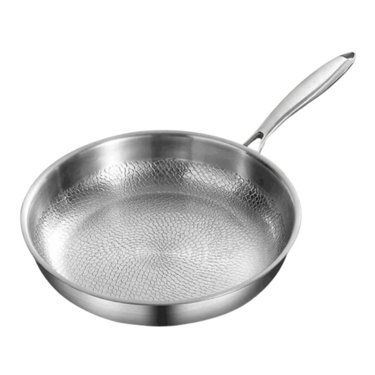 Hammered Titanium Induction Frying Pan for Everyday Cooking