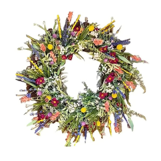 Handmade Indoor and Outdoor Floral Door Wreath