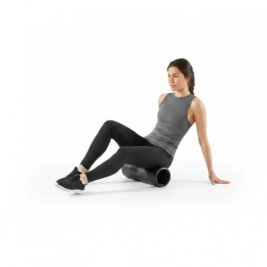 High-Density Foam Roller — 45 x 15 cm Compressed Elastic Cylinder