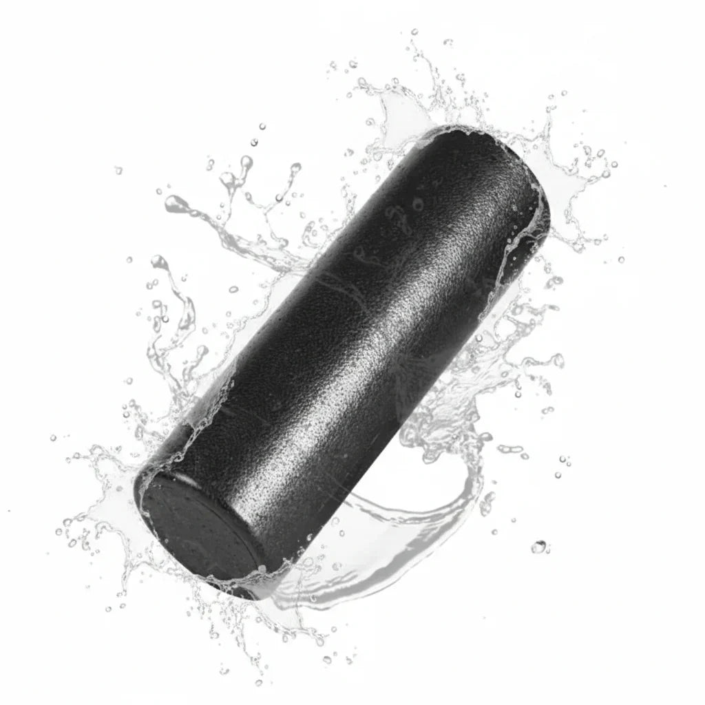 High-Density Foam Roller — 45 x 15 cm Compressed Elastic Cylinder