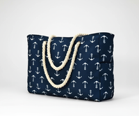 Large Water-Resistant Beach and Everyday Tote Bag - Multiple Colors