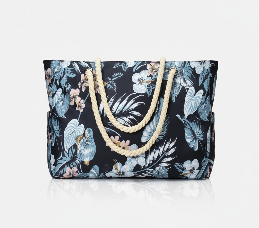 Large Water-Resistant Beach and Everyday Tote Bag - Multiple Colors