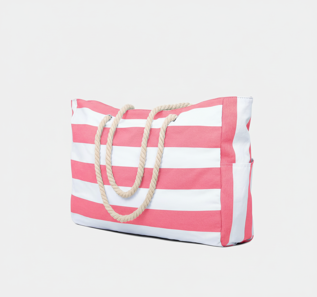 Large Water-Resistant Beach and Everyday Tote Bag - Multiple Colors