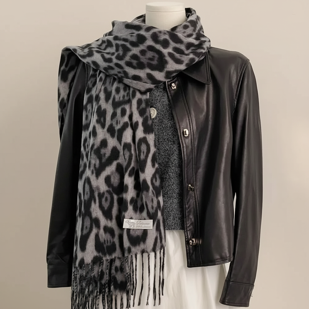 Leopard Print Shawl