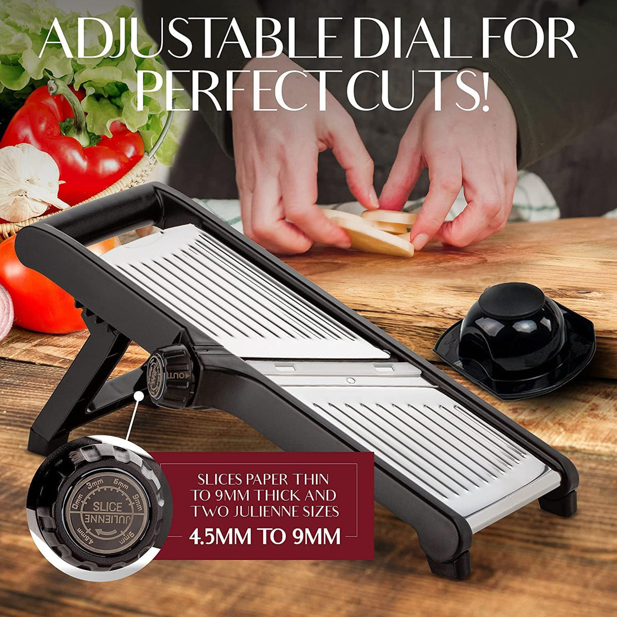Mandoline Slicer Safety Set with Cut-Resistant Gloves