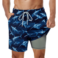 Men's 2-in-1 Swim Shorts