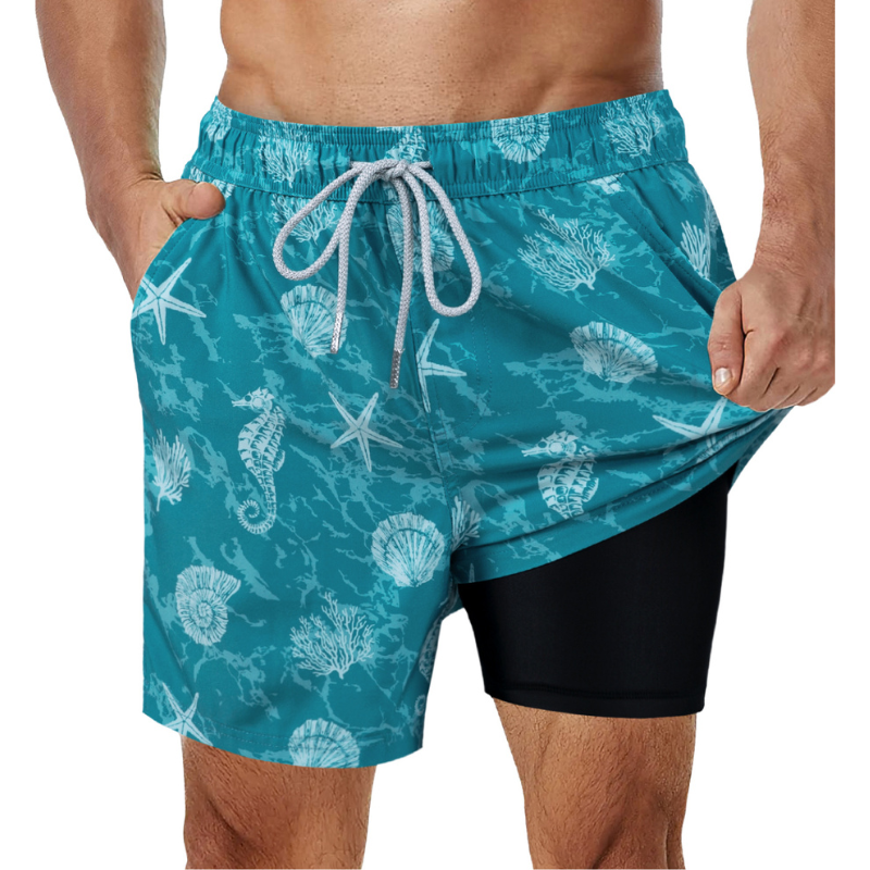 Men's 2-in-1 Swim Shorts