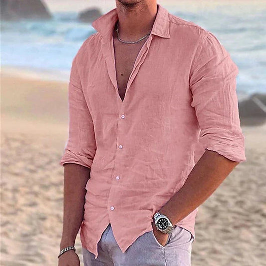 Men's Casual Long-Sleeved Shirt