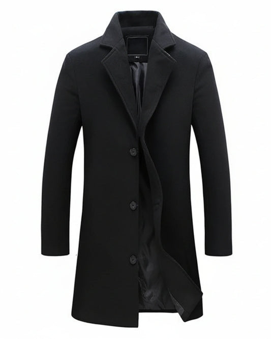 Men's Classic Formal Long Overcoat