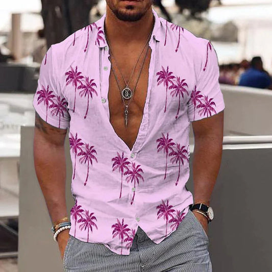 Men's Comfortable Short-Sleeve Casual Shirt