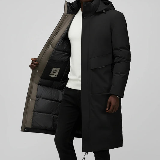 Men's Hooded Insulated Parka Jacket