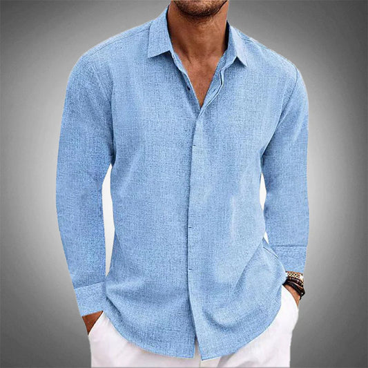 Men's Long-Sleeve Button-Down Shirt