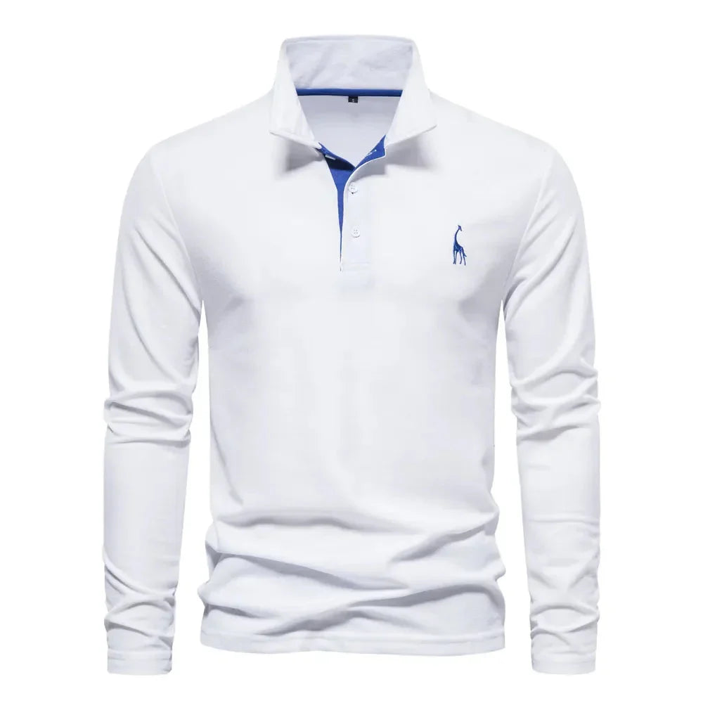 Men's Long-Sleeve Polo Shirt