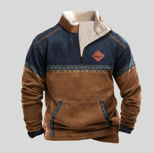 Men's Long-Sleeved Winter Sweatshirt