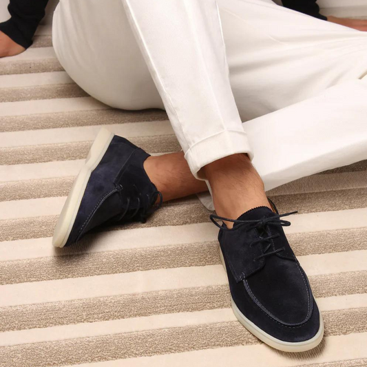 Men's Luxury Lace-Up Loafers