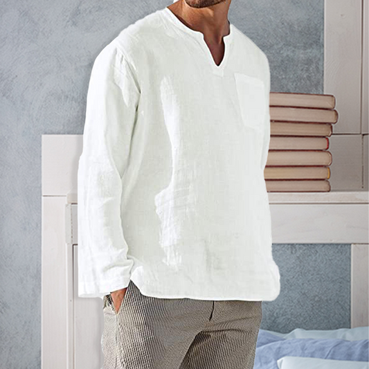 Men's Slim Fit Long Sleeve Shirt