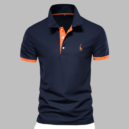 Men's Smart Contrast Trim Polo Shirt
