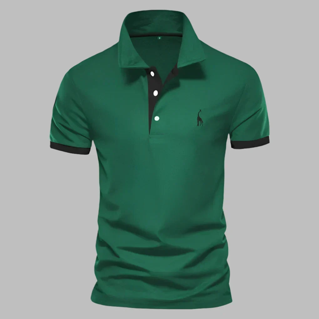 Men's Smart Contrast Trim Polo Shirt