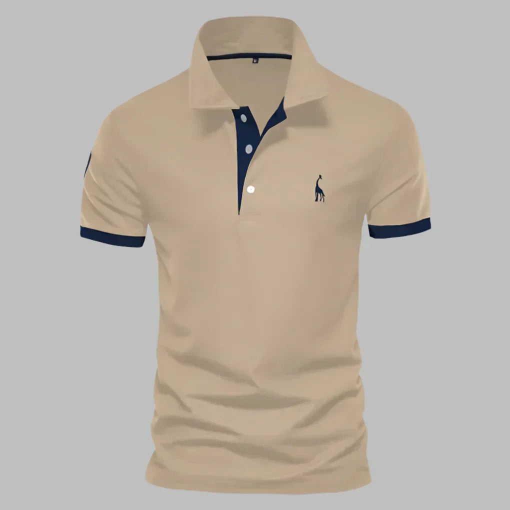 Men's Smart Contrast Trim Polo Shirt