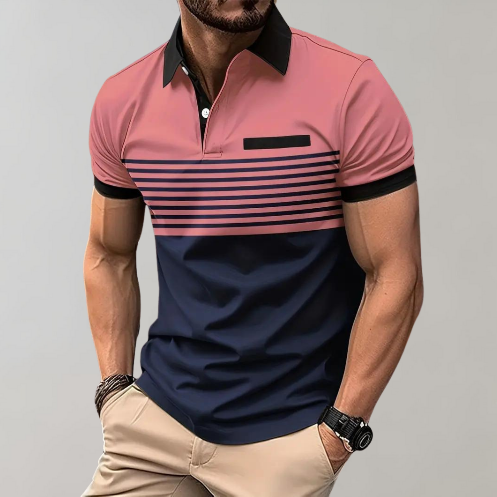 Men's Summer Polo Shirt - Comfortable and Stylish Design