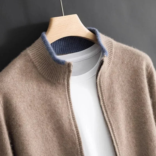 Men's Zip-Up Jacket – Warm and Stylish, Perfect for Autumn