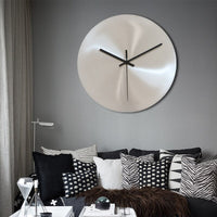 Minimalist Stainless Steel Wall Clock