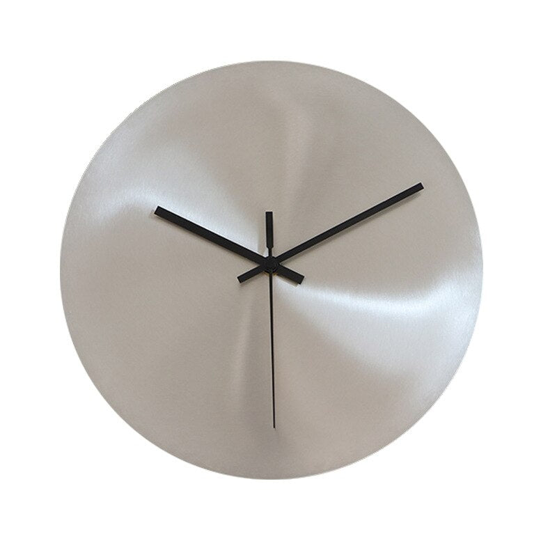 Minimalist Stainless Steel Wall Clock