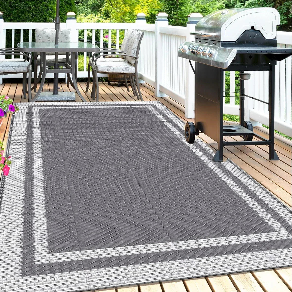 Modern Rectangular Outdoor Rug