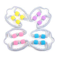 Muscle Massage Roller with 360° Rotating Pressure Points - Ergonomic Design