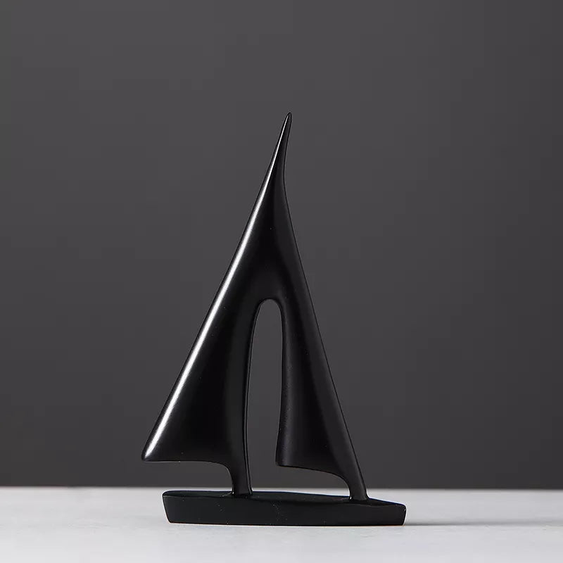 Nautical Sailboat Sculpture - Elegant Home Decor