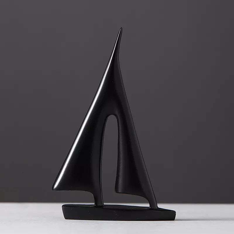 Nautical Sailboat Sculpture - Elegant Home Decor