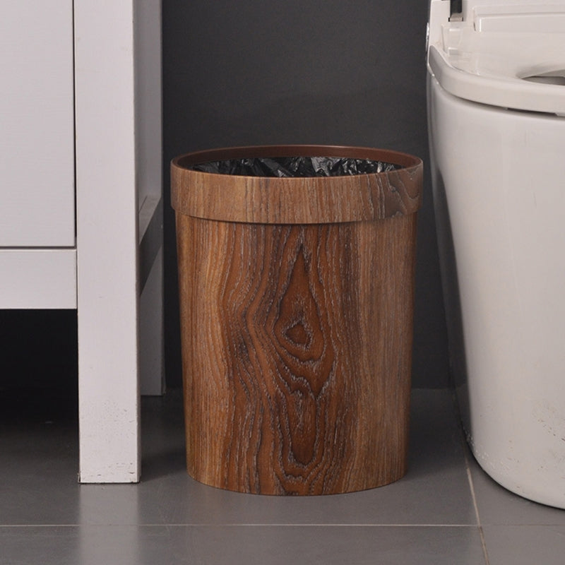 Nordic-Style Wood Finish Bin