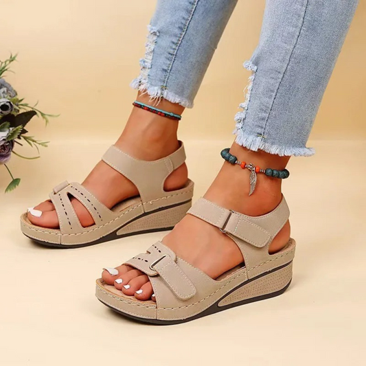 Orthopedic Wedge Sandals | Pain-Relief Footwear