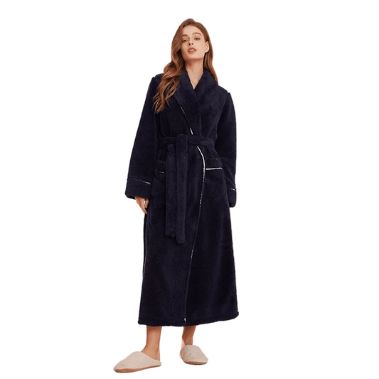 Plush Robe with Tie Belt