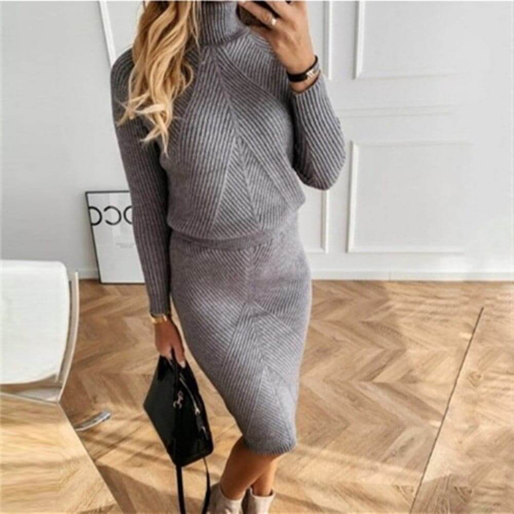 Soft Winter Sweater Dress