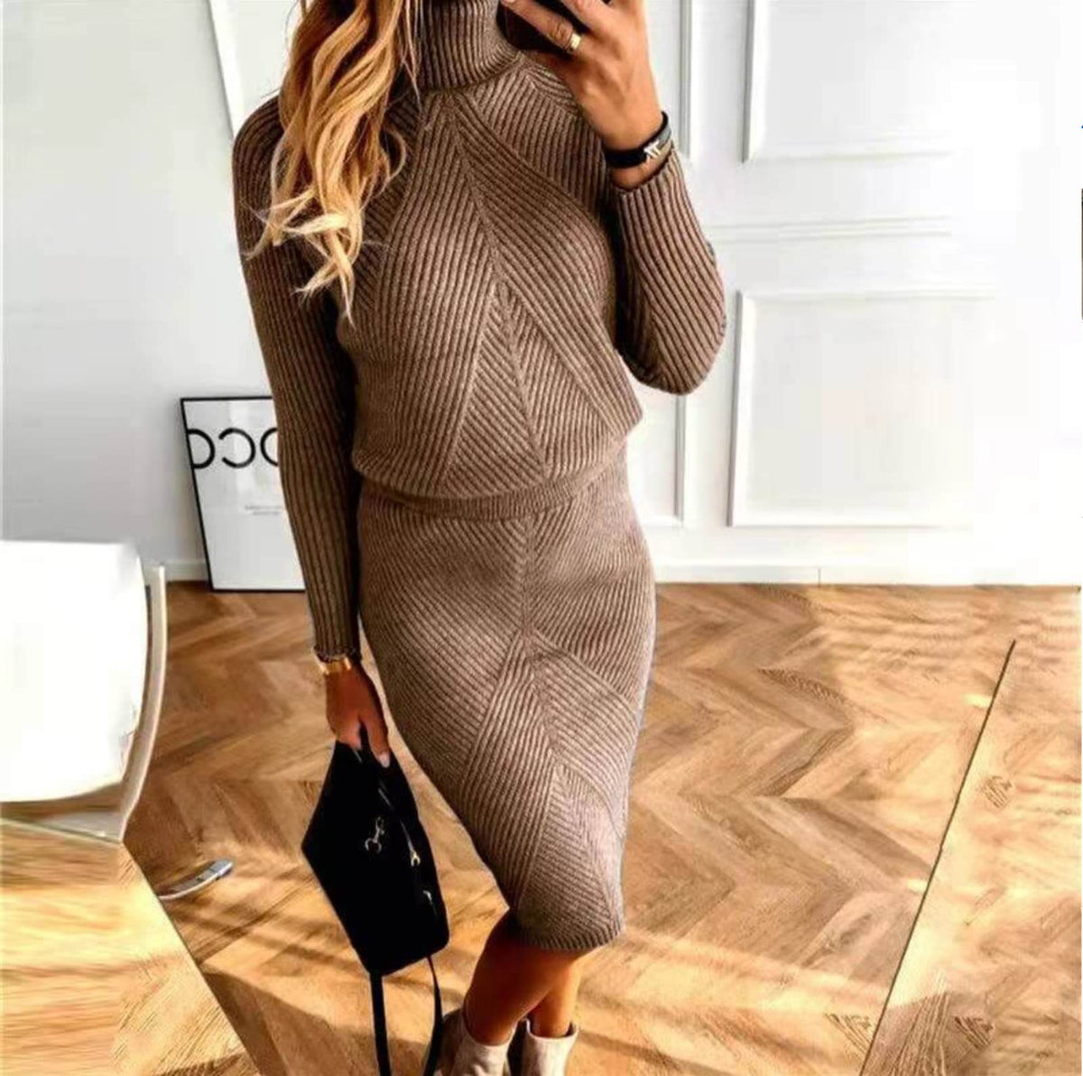 Soft Winter Sweater Dress
