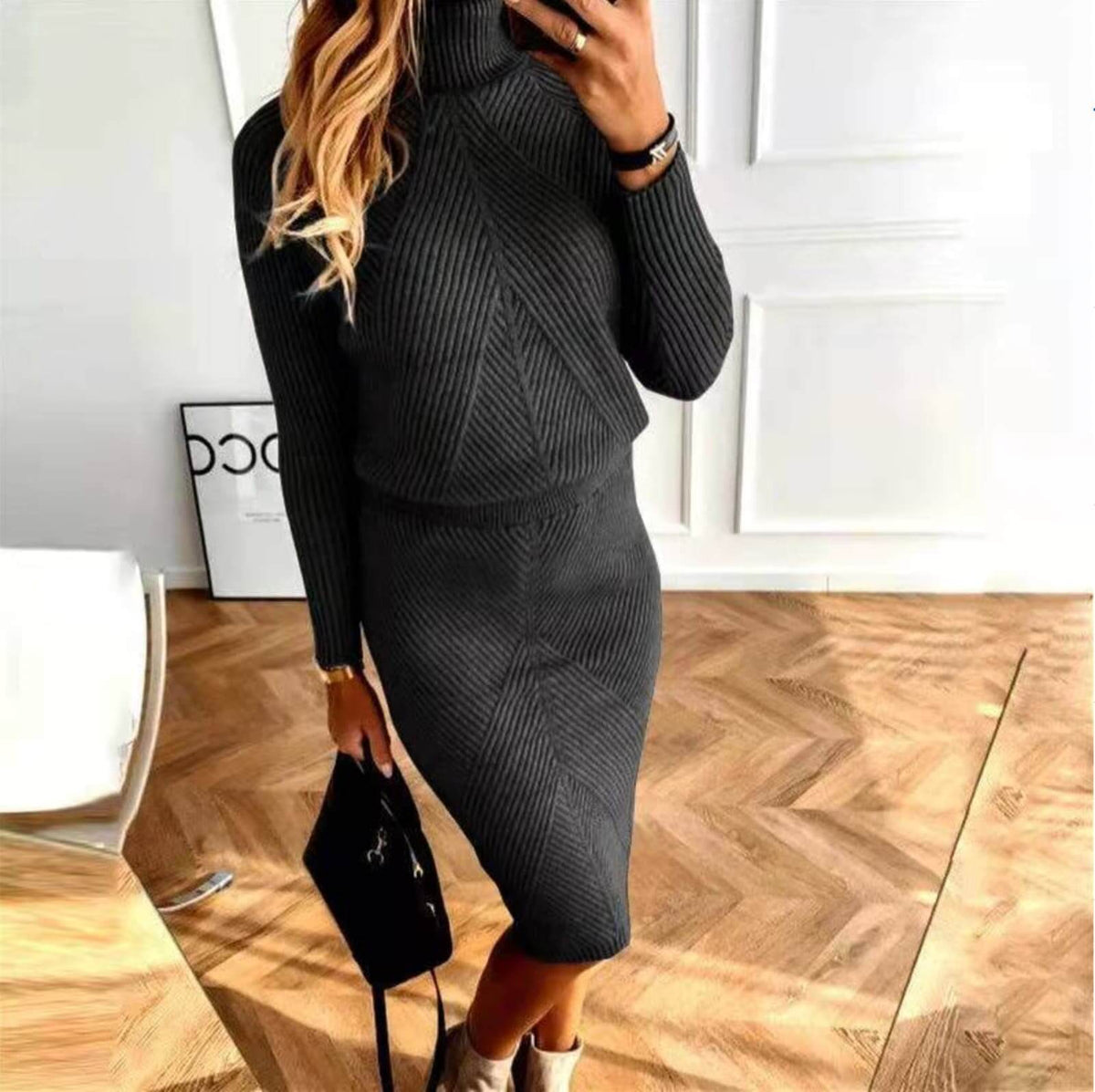 Soft Winter Sweater Dress